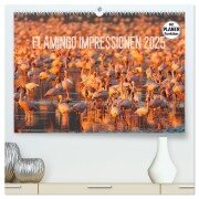 Flamingo Impressionen 2025 (hochwertiger Premium Wandkalender 2025 DIN A2 quer), Kunstdruck in Hochglanz - Ingo Gerlach