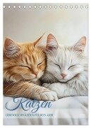 Katzen (Tischkalender 2026 DIN A5 hoch), CALVENDO Monatskalender - Cavegn Media Design