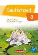 Cover-Bild zum Titel 'Deutschzeit 8. Schuljahr - Allgemeine Ausgabe - Arbeitsheft mit interaktiven Übungen auf scook.de' von 'Renate Gross, Franziska Jaap, Anne Jansen, Sophie Porzelt, Toka-Lena Rusnok'