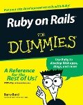 Cover-Bild zum Titel 'Ruby on Rails For Dummies' von 'Barry Burd'
