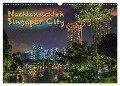 Nachtansichten Singapur City (Wandkalender 2024 DIN A3 quer), CALVENDO Monatskalender - Dieter Gödecke