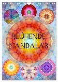 Blühende Mandalas (Wandkalender 2024 DIN A4 hoch), CALVENDO Monatskalender - Alaya Gadeh