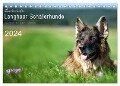 Zauberhafte Langhaar Schäferhunde (Tischkalender 2024 DIN A5 quer), CALVENDO Monatskalender - Petra Schiller