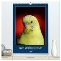 Der Wellensittich - mein bester Freund (hochwertiger Premium Wandkalender 2025 DIN A2 hoch), Kunstdruck in Hochglanz - Björn Bergmann
