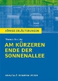 Am kürzeren Ende der Sonnenallee. Textanalyse und Interpretation zu Thomas Brussig - Thomas Brussig
