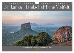 Cover-Bild zum Titel 'Sri Lanka - landschaftliche Vielfalt (Wandkalender 2026 DIN A4 quer), CALVENDO Monatskalender' von 'Frank Brehm'