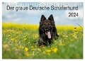 Der graue Deutsche Schäferhund (Tischkalender 2024 DIN A5 quer), CALVENDO Monatskalender - Petra Schiller