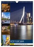 ROTTERDAM Impressionen bei Tag und Nacht (Wandkalender 2025 DIN A4 hoch), CALVENDO Monatskalender - Melanie Viola