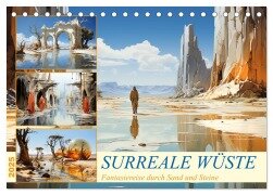 Surreale Wüste (Tischkalender 2025 DIN A5 quer), CALVENDO Monatskalender - Cathrin Illgen