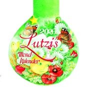 Cover-Bild zum Titel 'Lutzis Mondkalender rund Ø 16cm (Tagesabreisskalender) 2026' von 'Andrea Lutzenberger'