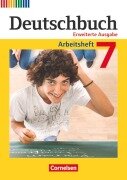 Cover-Bild zum Titel 'Deutschbuch 7. Schuljahr. Erweiterte Ausgabe - Arbeitsheft mit Lösungen' von 'Friedrich Dick, Agnes Fulde, Marianna Lichtenstein, Toka-Lena Rusnok'