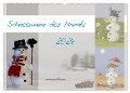 Schneemann des Monats 2024 (Wandkalender 2024 DIN A2 quer), CALVENDO Monatskalender - Brigitte Schlögl