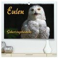 Eulen (hochwertiger Premium Wandkalender 2025 DIN A2 quer), Kunstdruck in Hochglanz - Pferdografen. De Antje Lindert-Rottke Martina Berg
