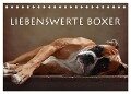 Liebenswerte Boxer (Tischkalender 2024 DIN A5 quer), CALVENDO Monatskalender - Jana Behr