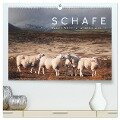 Schafe - Raues Wetter, weiche Wolle (hochwertiger Premium Wandkalender 2024 DIN A2 quer), Kunstdruck in Hochglanz - Lain Jackson