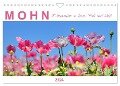 Mohn, Blütenzauber in Rosa, Pink und Weiß (Wandkalender 2024 DIN A4 quer), CALVENDO Monatskalender - Sabine Löwer