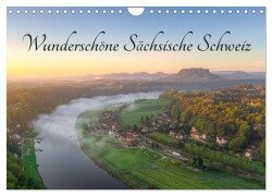 Wunderschöne Sächsische Schweiz (Wandkalender 2025 DIN A4 quer), CALVENDO Monatskalender - Michael Valjak
