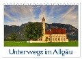 Unterwegs im Allgäu (Tischkalender 2024 DIN A5 quer), CALVENDO Monatskalender - Marcel Wenk