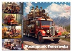 Steampunk Feuerwehr (Wandkalender 2026 DIN A3 quer), CALVENDO Monatskalender - Sabine Löwer