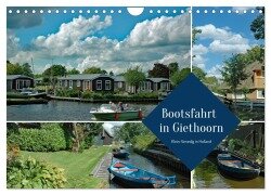 Bootsfahrt in Giethoorn (Wandkalender 2025 DIN A4 quer), CALVENDO Monatskalender - Claudia Kleemann