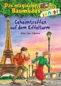 Cover-Bild zum Titel 'Das magische Baumhaus junior (Band 32) - Geheimtreffen auf dem Eiffelturm' von 'Mary Pope Osborne'