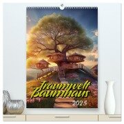 Traumwelt Baumhaus (hochwertiger Premium Wandkalender 2025 DIN A2 hoch), Kunstdruck in Hochglanz - Werner Braun