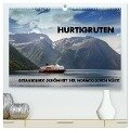 Hurtigruten - Bezaubernde Schönheit der norwegischen Küste (hochwertiger Premium Wandkalender 2024 DIN A2 quer), Kunstdruck in Hochglanz - Ralf Pfeiffer