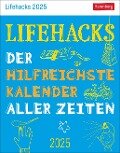 Lifehacks Tagesabreißkalender 2025 - Der hilfreichste Kalender aller Zeiten - Ann Christin Artel