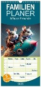 Familienplaner 2025 - Mäuse Freunde mit 5 Spalten (Wandkalender, 21 x 45 cm) CALVENDO - Peter Roder