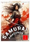 Samurai Amazonen (Tischkalender 2025 DIN A5 hoch), CALVENDO Monatskalender - Peter Roder