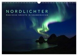 Nordlichter - Magische Nächte in Skandinavien (Wandkalender 2025 DIN A3 quer), CALVENDO Monatskalender - Lain Jackson