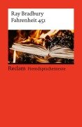 Fahrenheit 451. Englischer Text mit deutschen Worterklärungen. B2 (GER) - Ray Bradbury