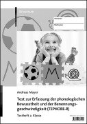 Cover-Bild zum Titel 'Test zur Erfassung der phonologischen Bewusstheit und der Benennungsgeschwindigkeit (TEPHOBE-R)' von 'Andreas Mayer'