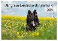 Der graue Deutsche Schäferhund (Wandkalender 2024 DIN A3 quer), CALVENDO Monatskalender - Petra Schiller