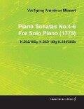 Piano Sonatas No.4-6 by Wolfgang Amadeus Mozart for Solo Piano (1775) K.282/189g K.283/189g K.284/205b - Wolfgang Amadeus Mozart