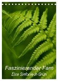 Faszinierender Farn - Eine Sinfonie in Grün (Tischkalender 2024 DIN A5 hoch), CALVENDO Monatskalender - Brigitte Deus-Neumann