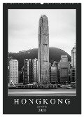Hongkong schwarzweiß (Wandkalender 2024 DIN A2 hoch), CALVENDO Monatskalender - Sebastian Rost