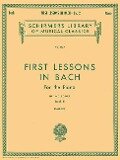 First Lessons in Bach - Book 2 - Johann Sebastian Bach
