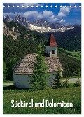 Südtirol und Dolomiten (Tischkalender 2024 DIN A5 hoch), CALVENDO Monatskalender - Rick Janka
