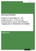 Heinrich Leopold Wagners "Die Kindermörderin" als literarische Stellungnahme zum gesellschaftlichen Umgang mit der Kindsmordproblematik - Elsa-Laura Horstkötter