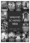 MAILAND SCHWARZWEIß (Wandkalender 2025 DIN A2 hoch), CALVENDO Monatskalender - Melanie Viola