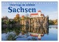 Unterwegs im schönen Sachsen (Tischkalender 2024 DIN A5 quer), CALVENDO Monatskalender - LianeM LianeM