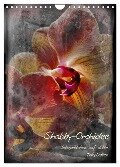 Shabby - Orchidee, Interpretation auf alten Fotoplatten (Wandkalender 2024 DIN A4 hoch), CALVENDO Monatskalender - Erwin Renken