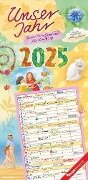 Unser Jahr - Unser Familienplaner für den Alltag 2025 - Familien-Timer - Termin-Planer - Kinder-Kalender - Familien-Kalender - 22x45 - 