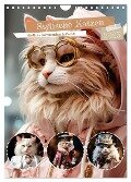 Stylische Katzen (Wandkalender 2025 DIN A4 hoch), CALVENDO Monatskalender - Melanie Viola