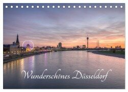 Wunderschönes Düsseldorf (Tischkalender 2025 DIN A5 quer), CALVENDO Monatskalender - Michael Valjak