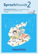 Cover-Bild zum Titel 'Sprachfreunde 2. Schuljahr Fördern. Ausgabe Süd' von 'Susanne Kelch, Andrea Knöfler, Heike Schindler, Heike Wessel'