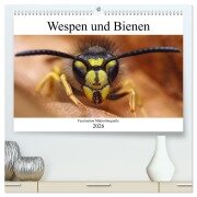 Faszination Makrofotografie: Wespen und Bienen (hochwertiger Premium Wandkalender 2026 DIN A2 quer), Kunstdruck in Hochglanz - Alexander Mett Photography