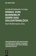 Cover-Bild zum Titel 'Minna von Barnhelm oder das Soldatenglück' von 'Gotthold Ephraim Lessing'
