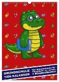 Grundschule Tier Kalender - Tier Wandkalender für Vorschule, Grundschule und Kinderzimmer (Wandkalender 2025 DIN A3 hoch), CALVENDO Monatskalender - Steckandose Dmr